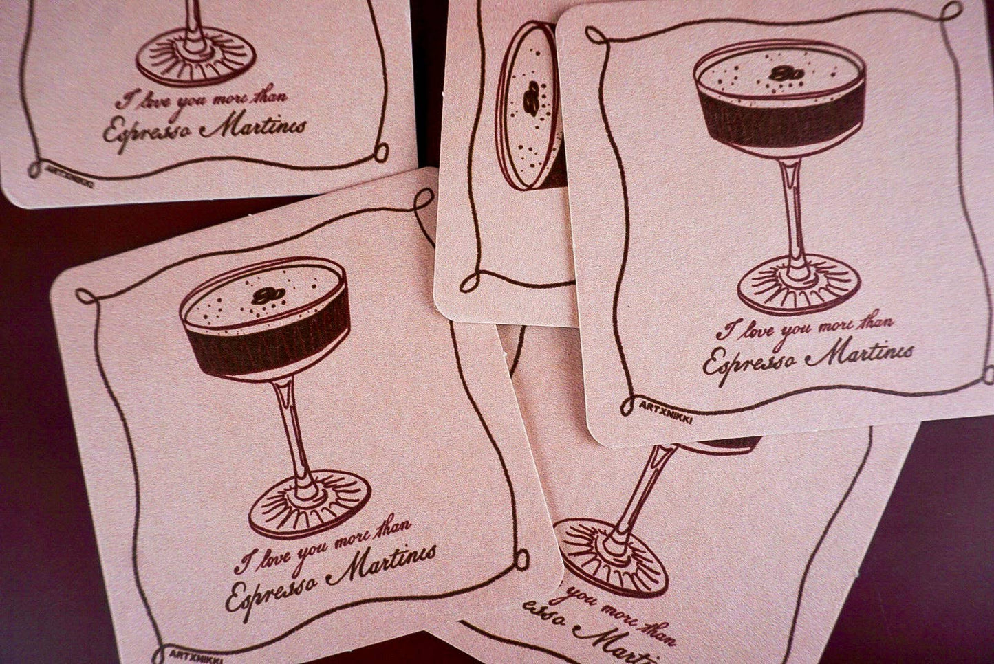 Espresso Martini Coaster Set of 4