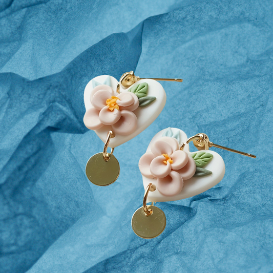 Polly's Vintage: Alice Summer Party Clay Earrings