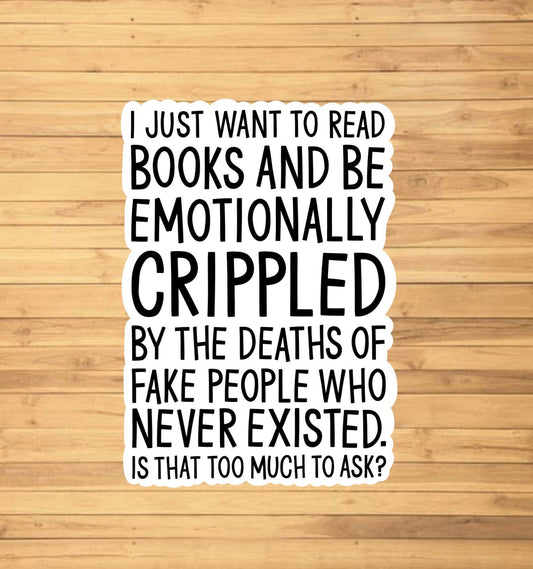 Emotionally Crippling Fictional Death Sticker
