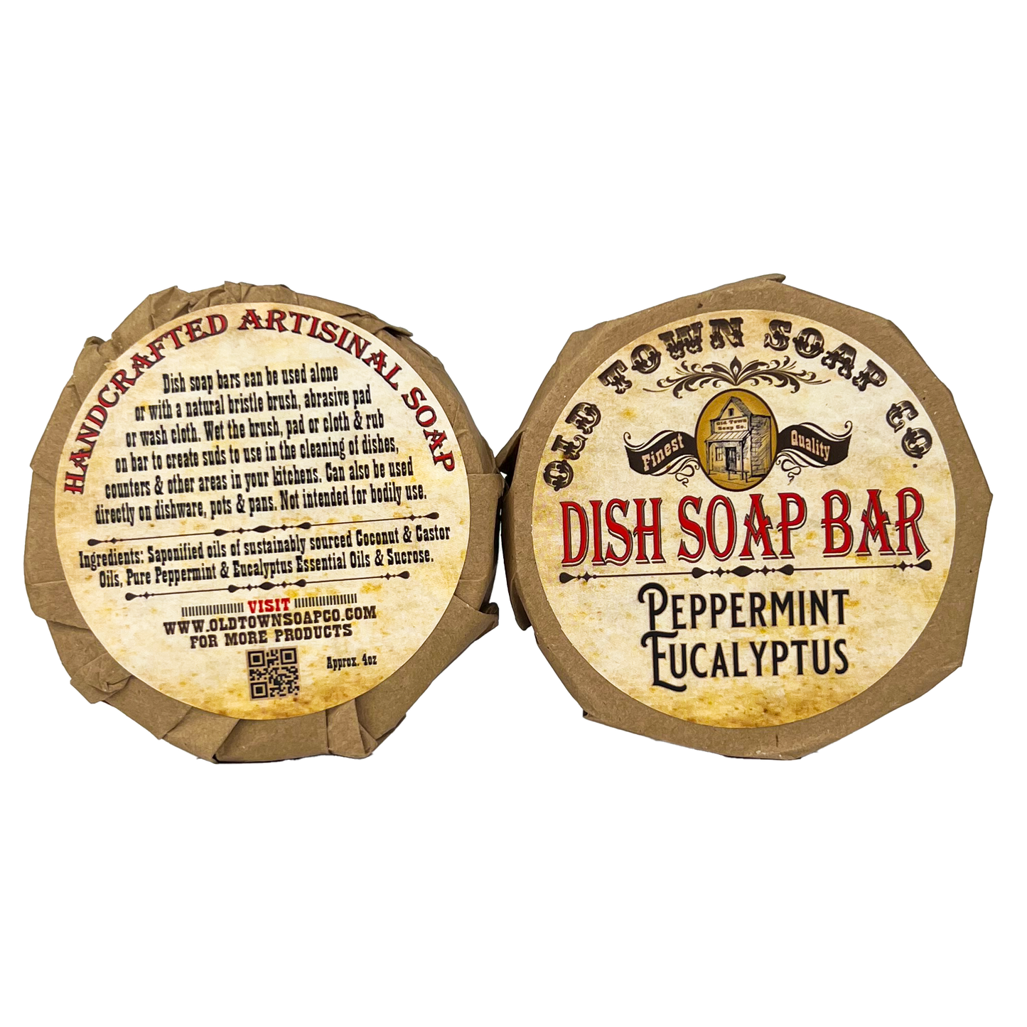 Dish Soap Bar Peppermint Eucalyptus