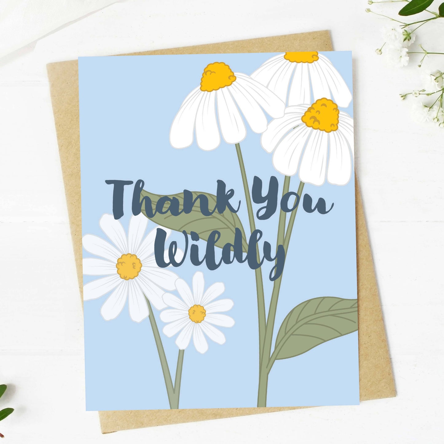 Thank you wildly Heartfelt Card