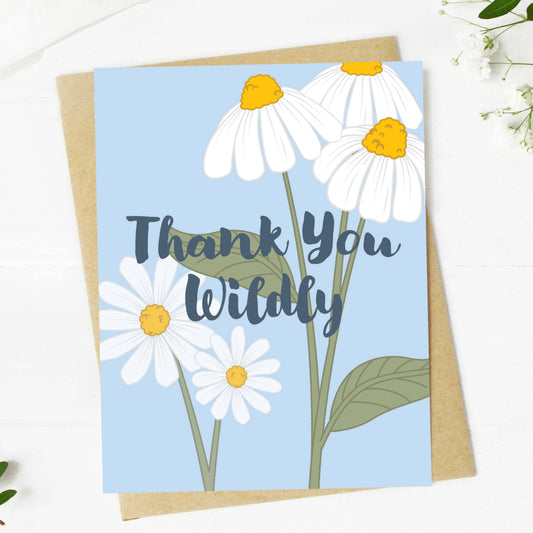 Thank you wildly Heartfelt Card