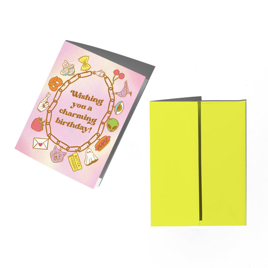 Charm Bracelet Birthday Card