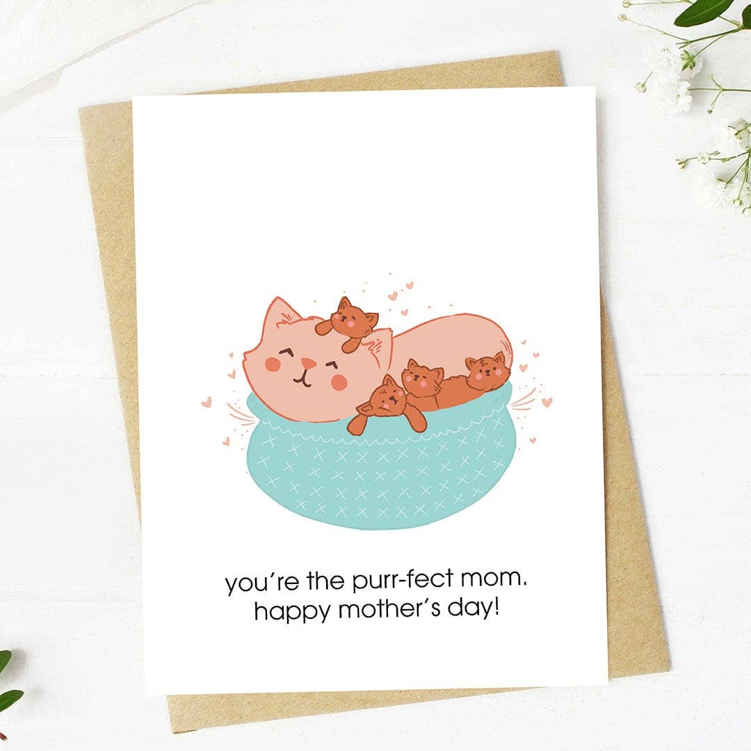 You're the purr-fect mom Mother's Day Cat Card