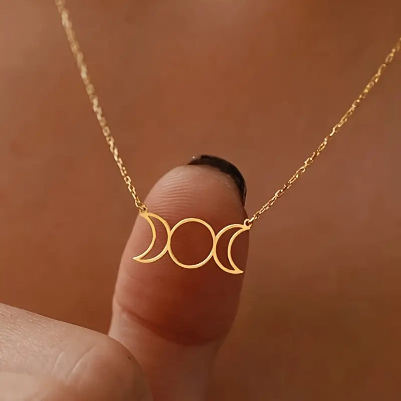 Boho Dreams: Moon Phase Necklace