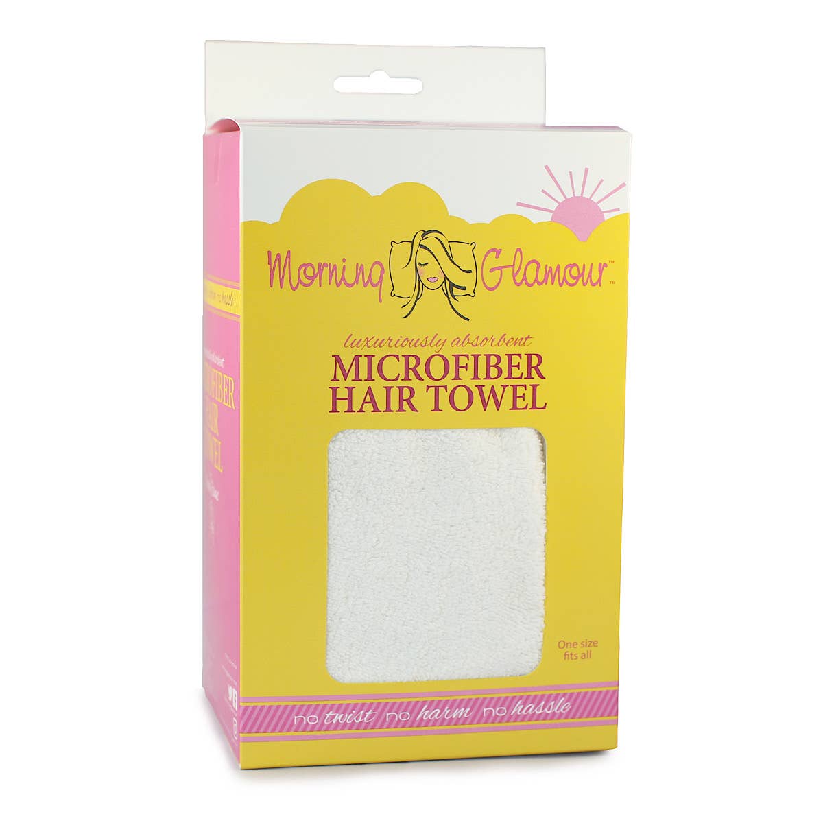 The Patented Microfiber Salon Hair Towel: Silver
