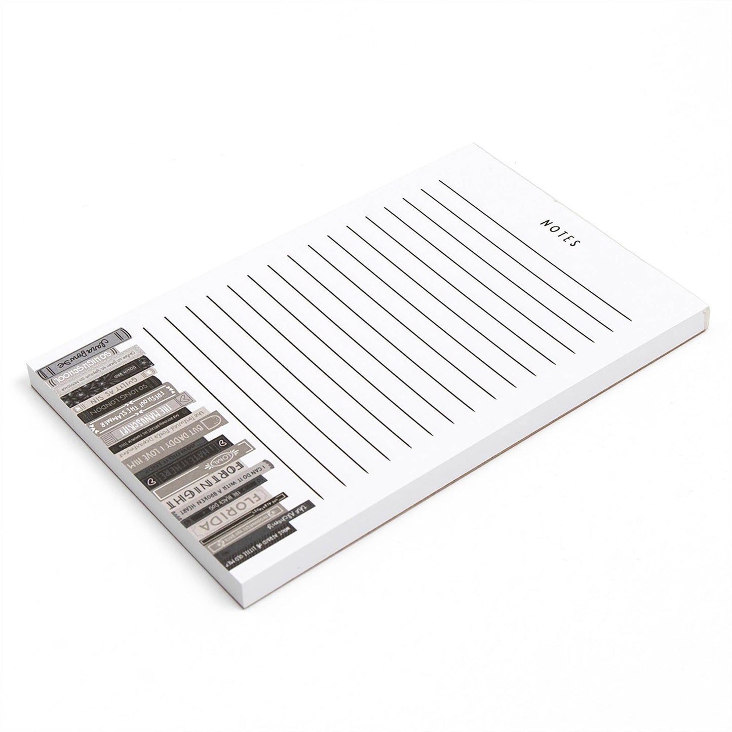 Poetry Bookshelf 4x6 Notepad