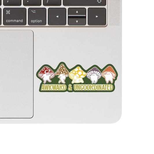 Funny Mushroom High Quality Vinyl Sticker