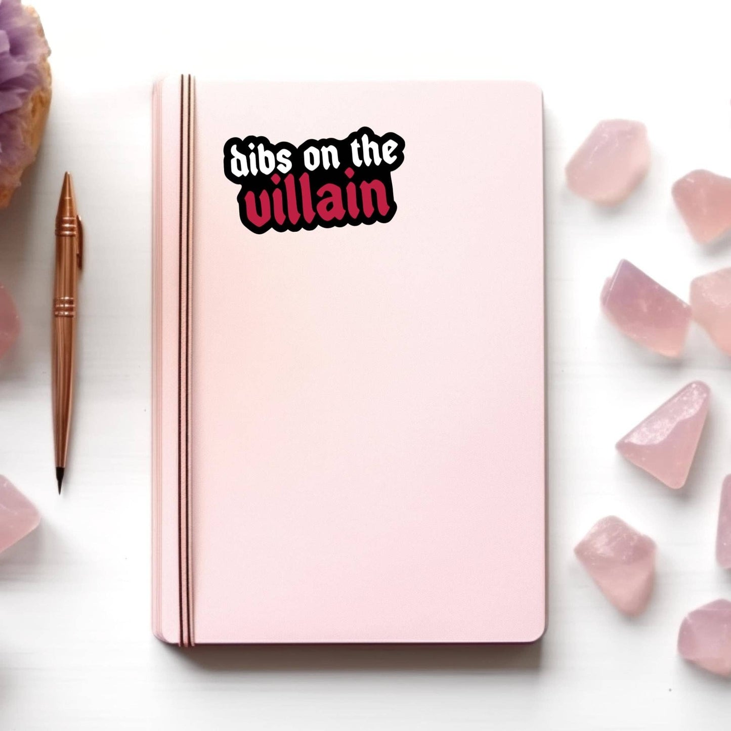 Dibs on the Villain Sticker