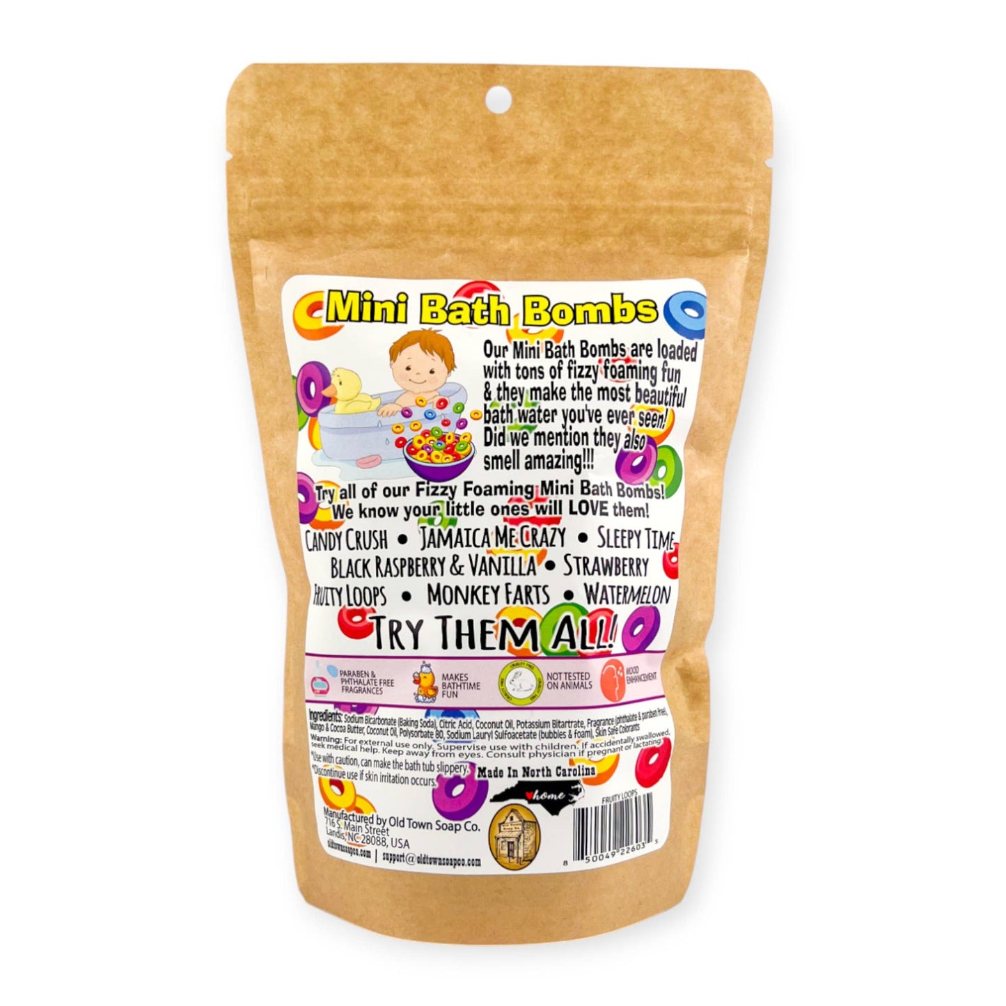 Fruity Mini Bath Bombs