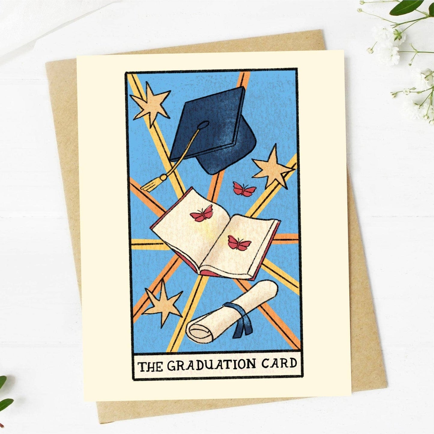 The Graduation Card Tarot Themed Greeting Card