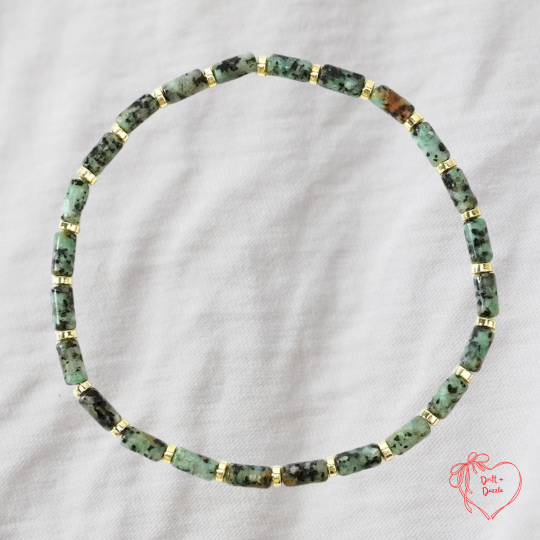 Drift and Dazzle: Green Jasper