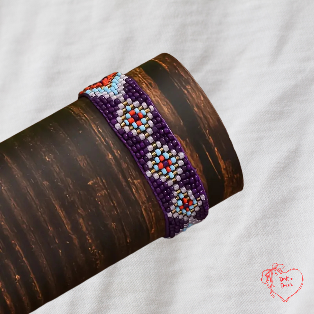 Drift + Dazzle: Purple Woven