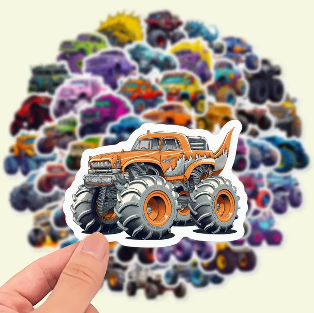 Monster Truck Sticker Pack