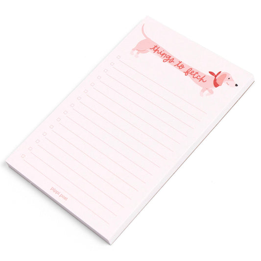 Things To Fetch Dog 4x6 Notepad