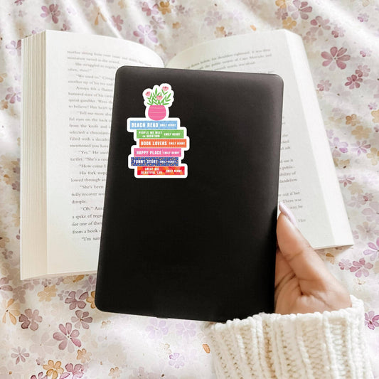 Emily Henry Book Stack Sticker