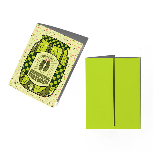 Pickle Jar Birthday Card
