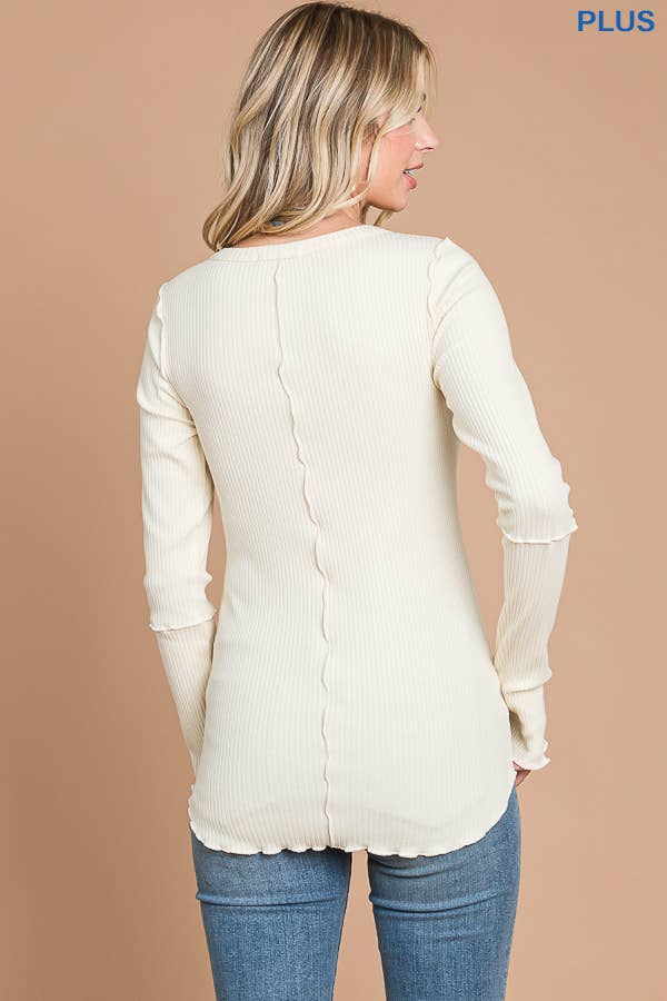 Vanilla Cream Basic Tee