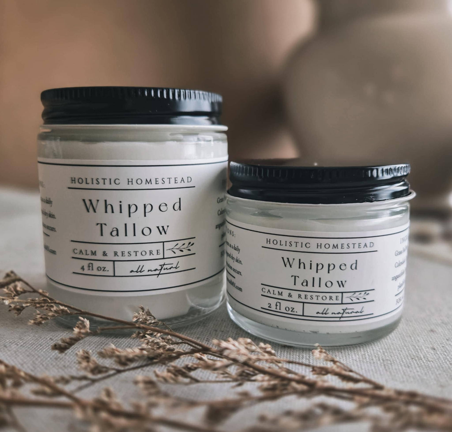 Calm & Restore Whipped Tallow: 2 oz.