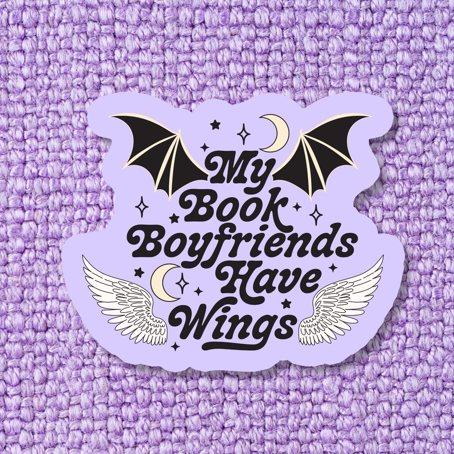 Book Boyfriends with Wings Sticker