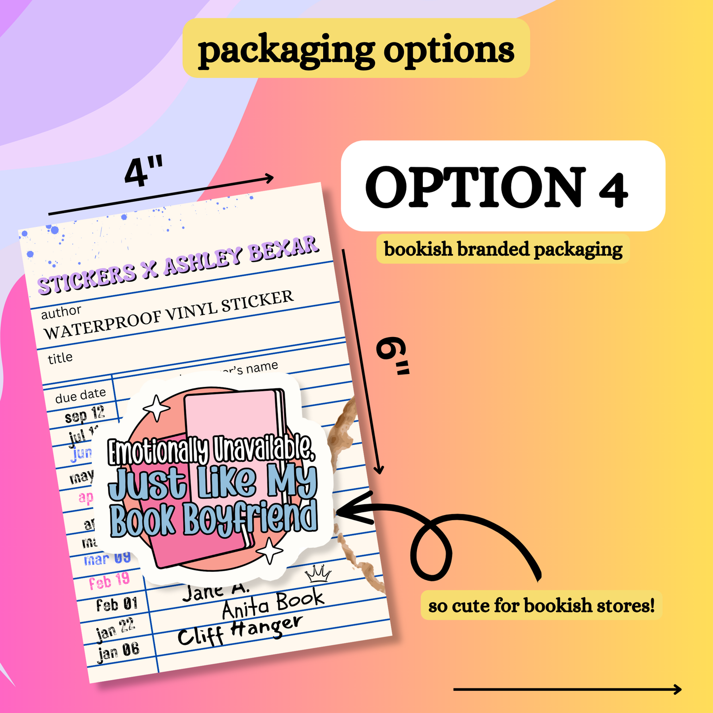 Book Yap Yapper Sticker
