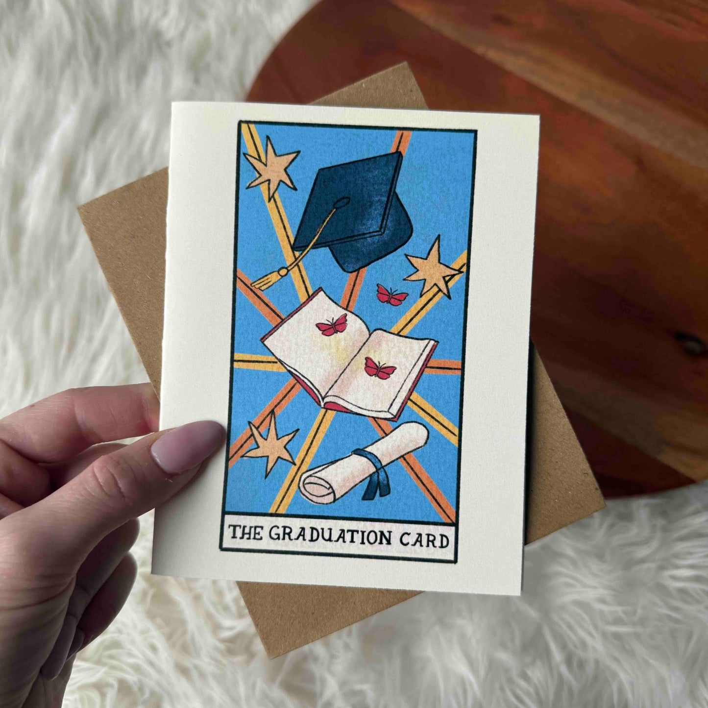 The Graduation Card Tarot Themed Greeting Card