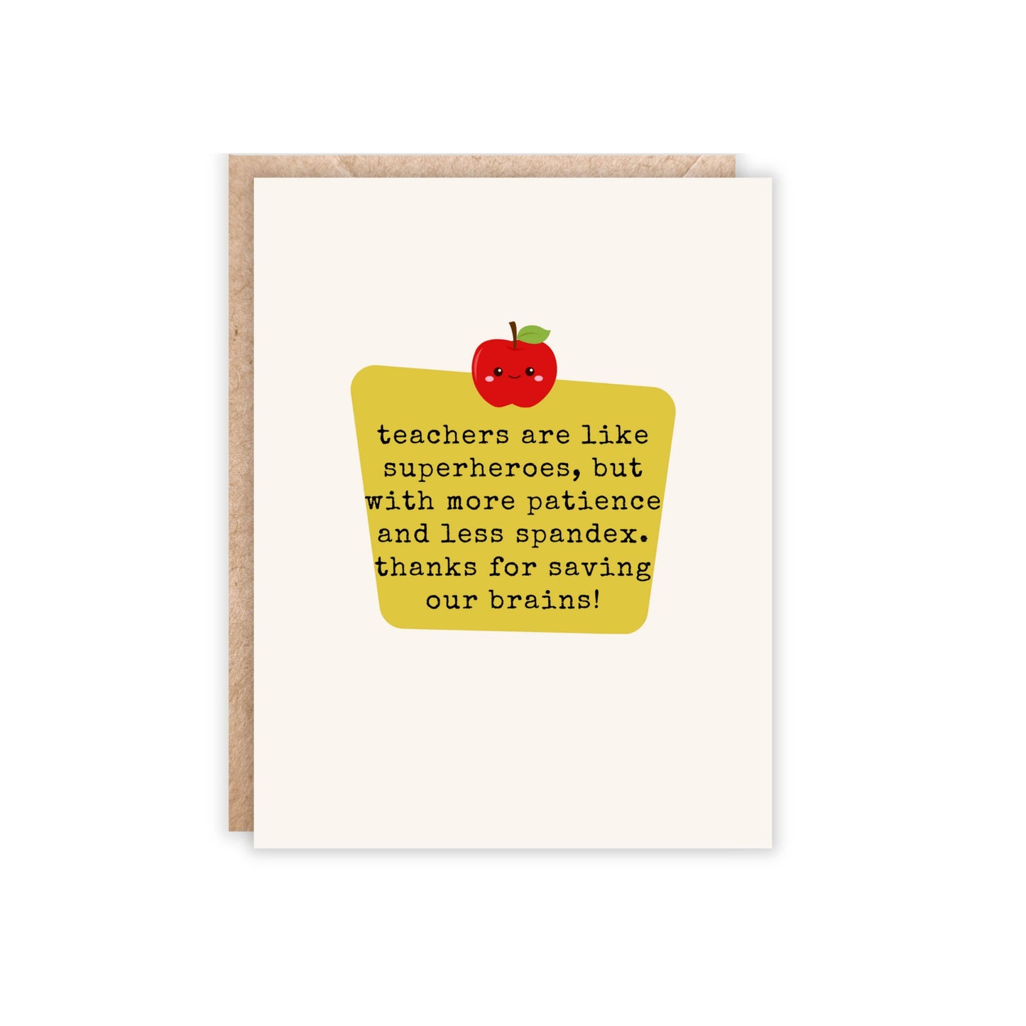 Teachers are Like Superheroes Greeting Card