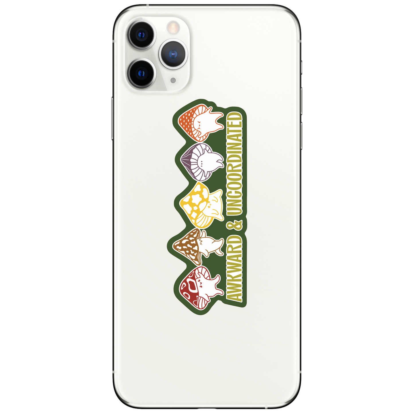 Funny Mushroom High Quality Vinyl Sticker