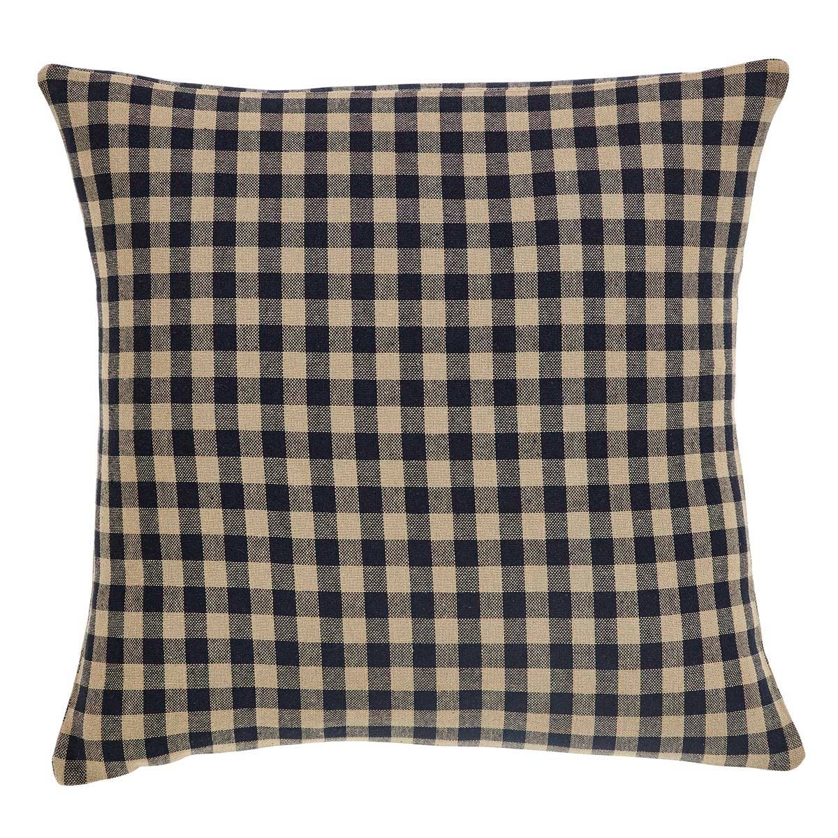 Classic Black Check Pillow