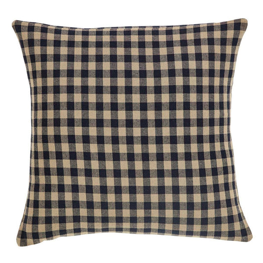 Classic Black Check Pillow