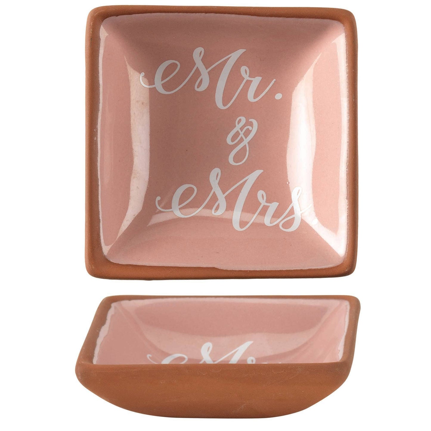 Mr and Mrs Terracotta Tray