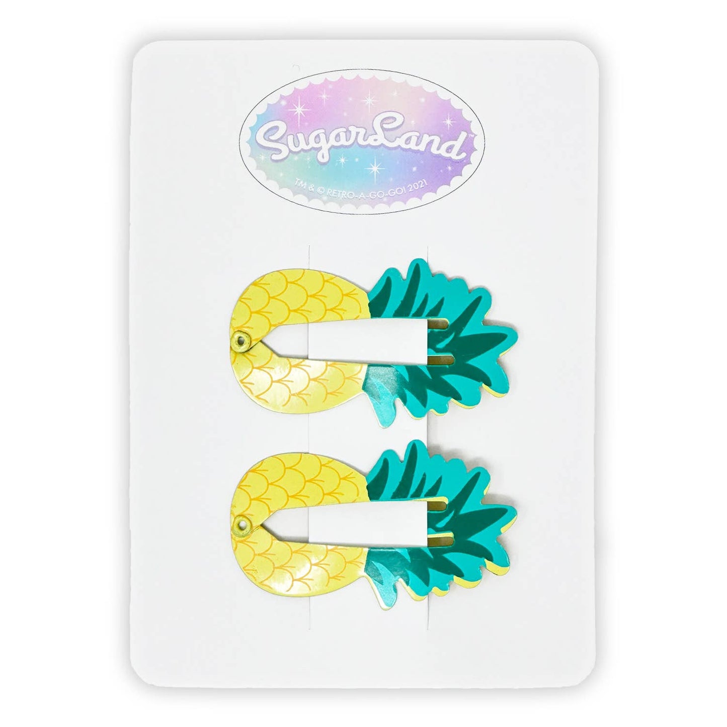 Pineapple Barrette Set
