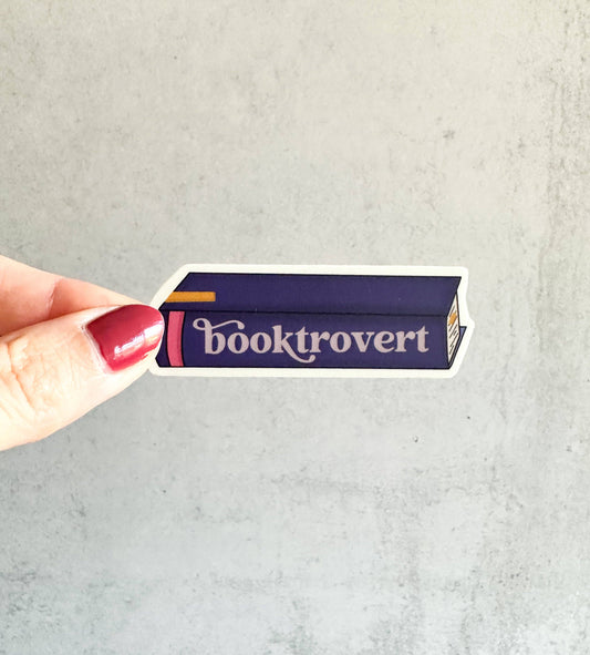 Booktrovert Sticker