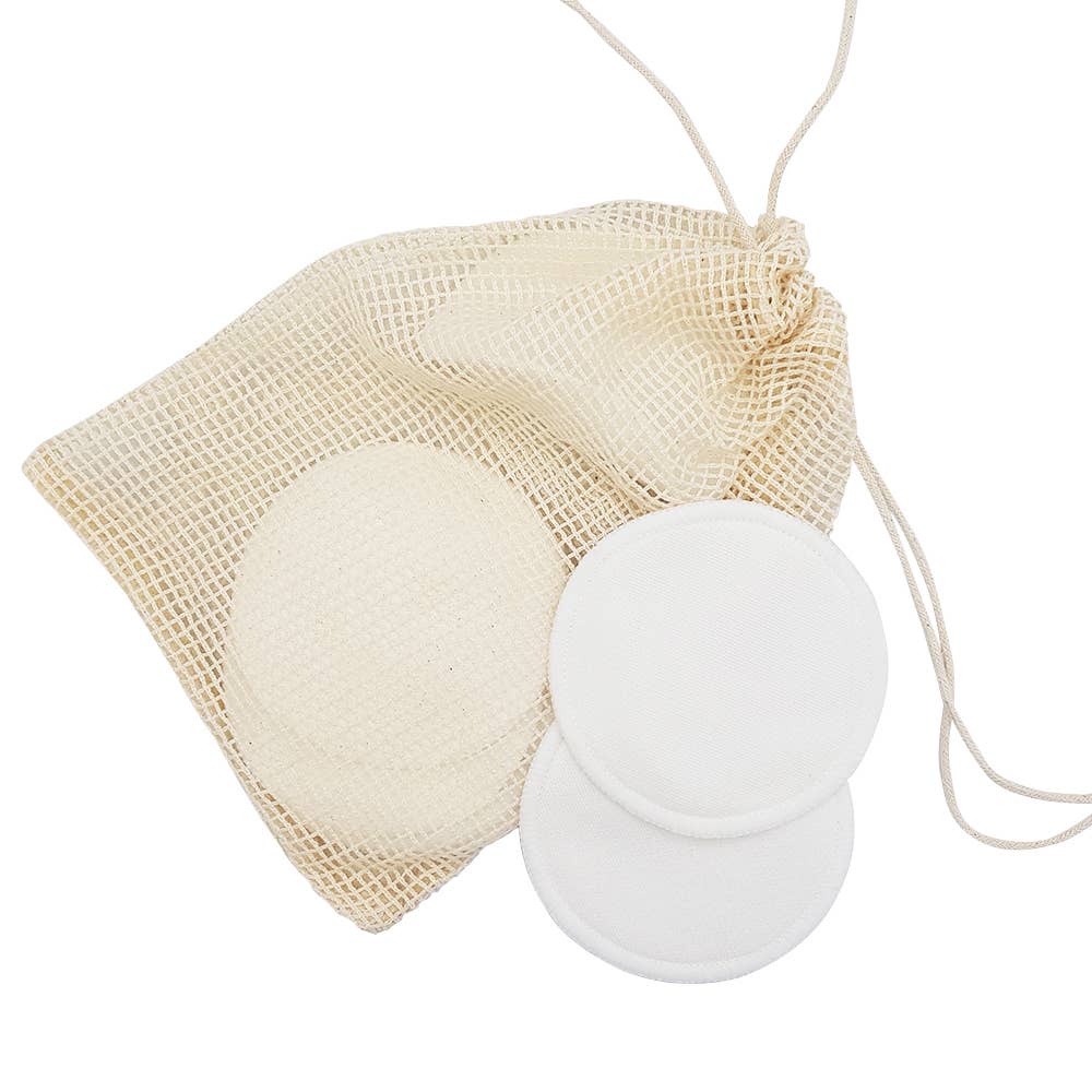 Set Of 7 Reusable Bamboo Makeup Remover Discs