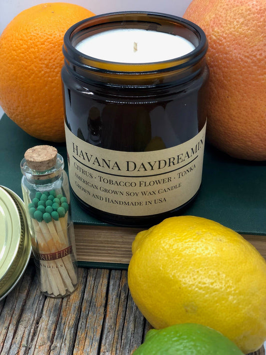 Havana Daydreamin' Amber Apothecary Jar Soy Wax Candle
