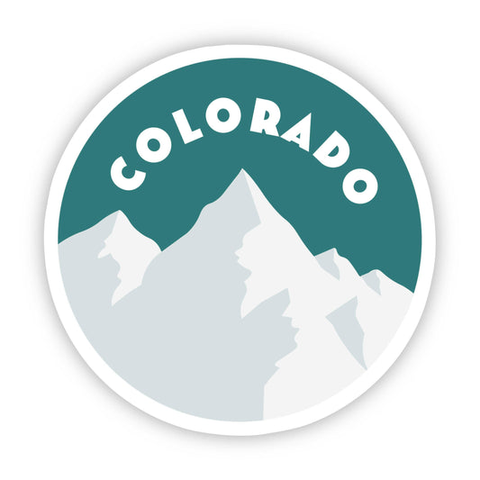 Colorado Mountains Sticker