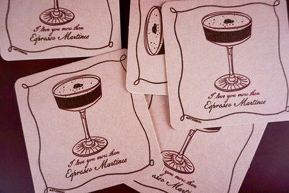 Espresso Martini Coaster Set of 4