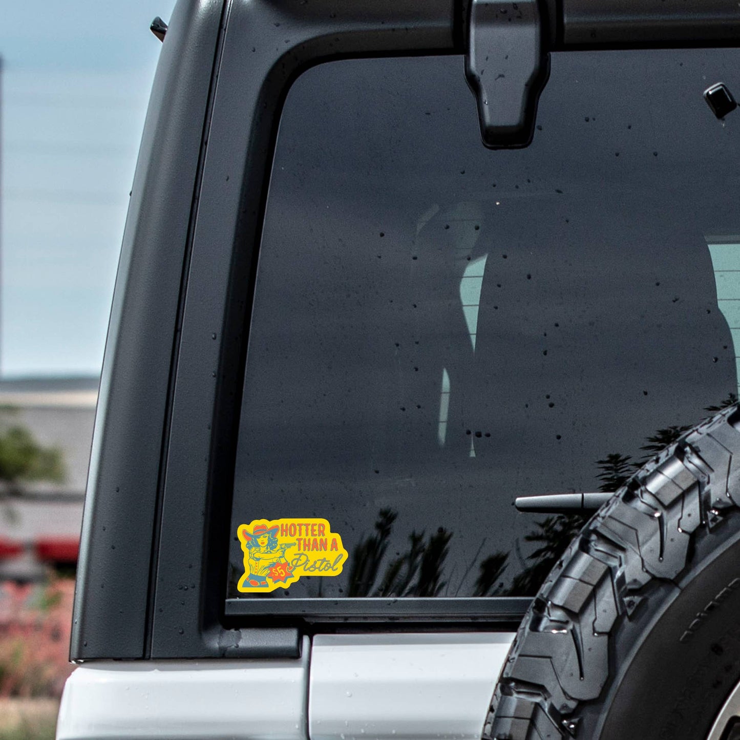 Hot Pistol Cowgirl Sticker 