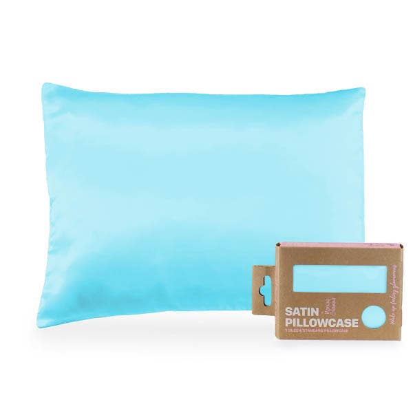 Satin Pillowcase Queen/STD: Black