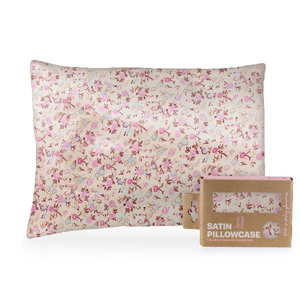 Satin Pillowcase Queen/STD: Black
