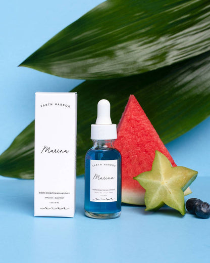 MARINA Brightening Elixir: Blue Tansy + Squalane + Spirulina: 1 oz