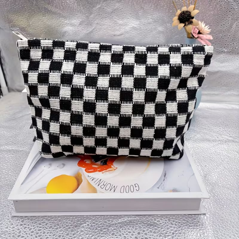 Black Check Bag
