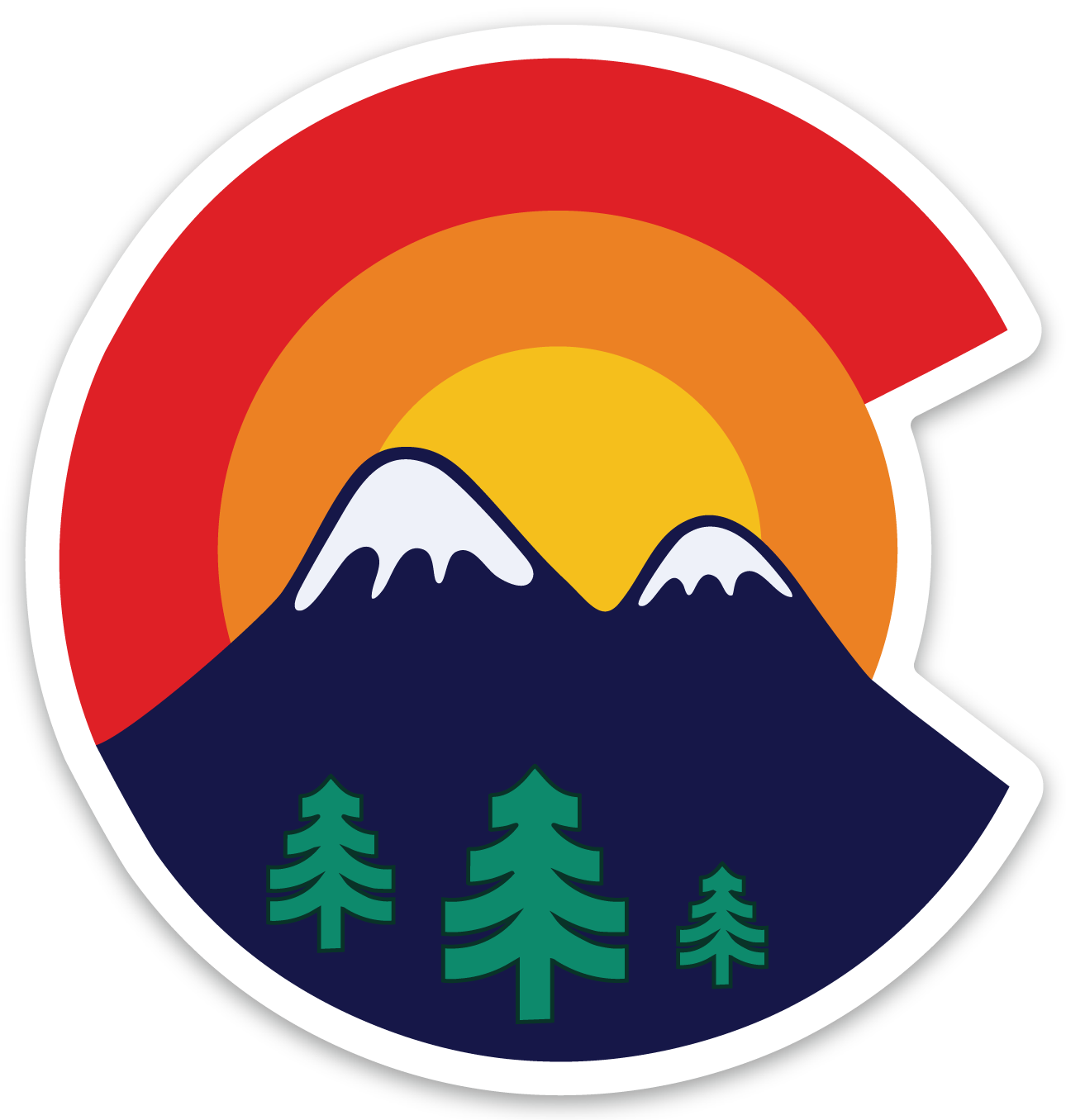 Colorado Stickers | CO Flag Symbol