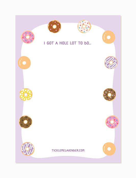 Donut Notepad