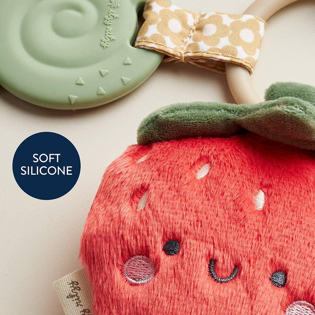 Plush + Teether Strawberry