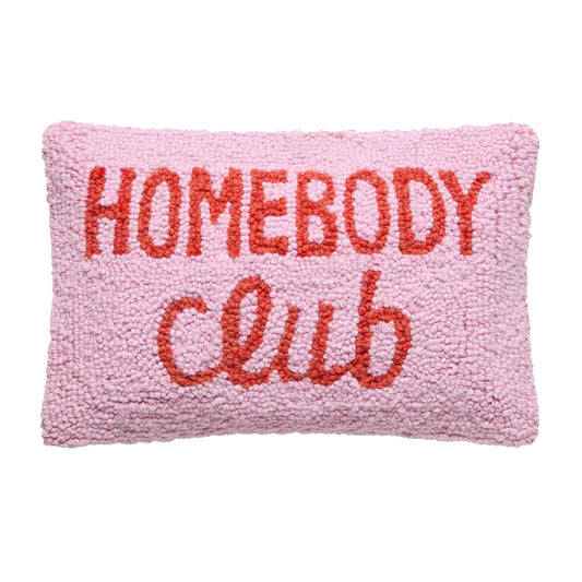 Homebody Club Hook Pillow