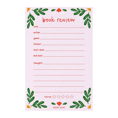 Book Review 4x6 Notepad
