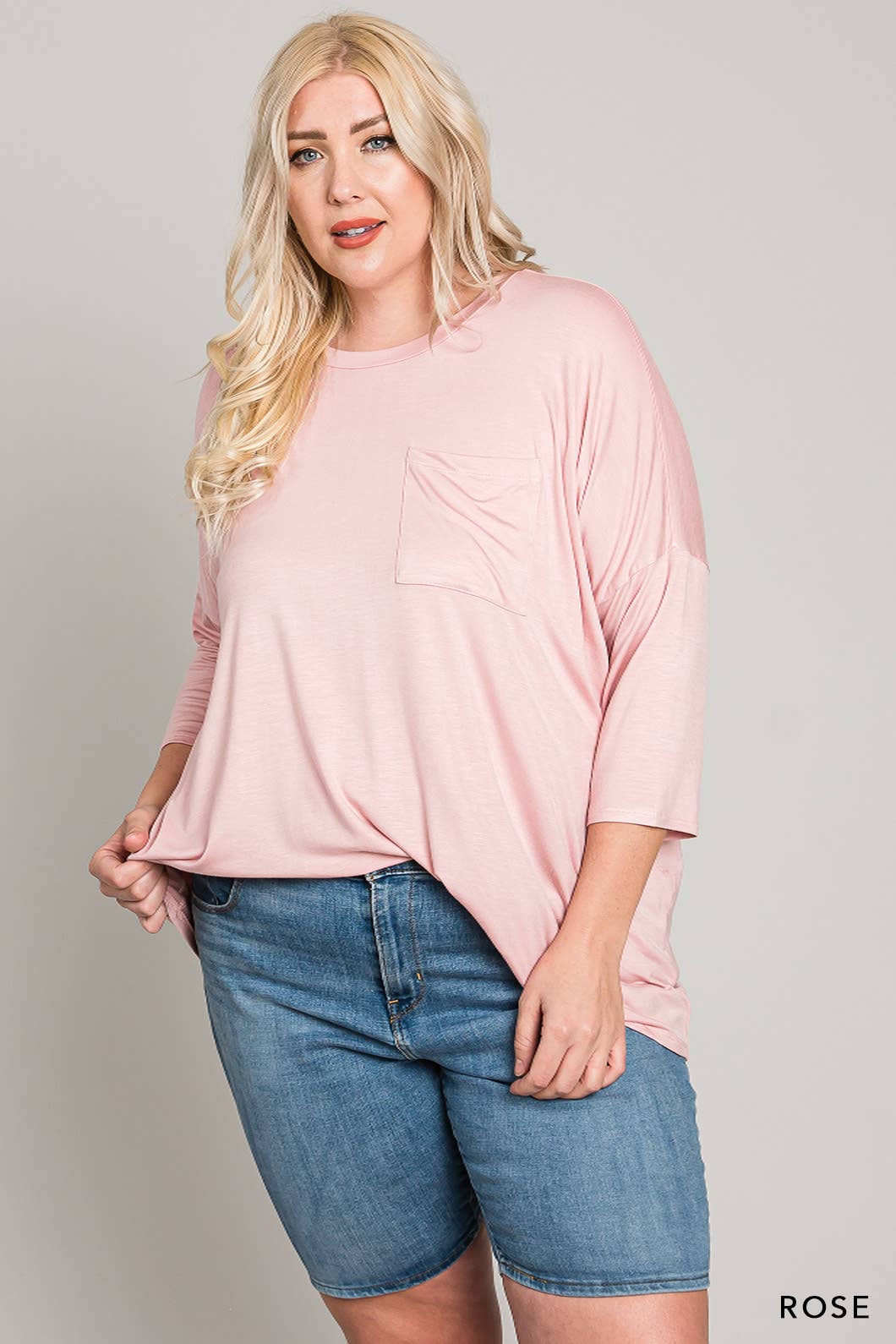 Comfort Tee in Rose