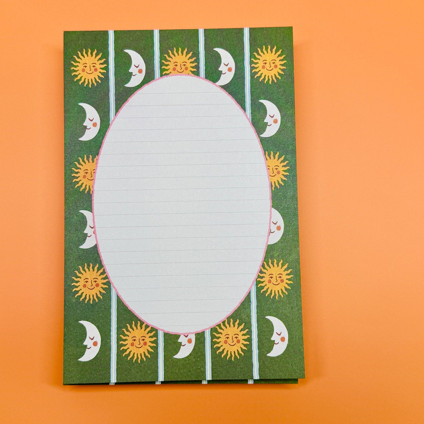 Sun & Moon Pattern 4x6 Notepad