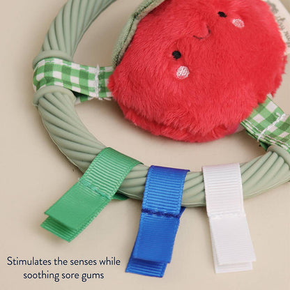 Itzy Ring Pal™ - Teething Ring Taupe Bear